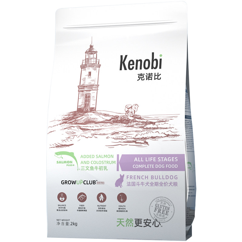 克诺比斗牛法斗犬专用粮全期低敏