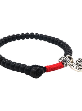 原创设计风天然纯银吊坠手串