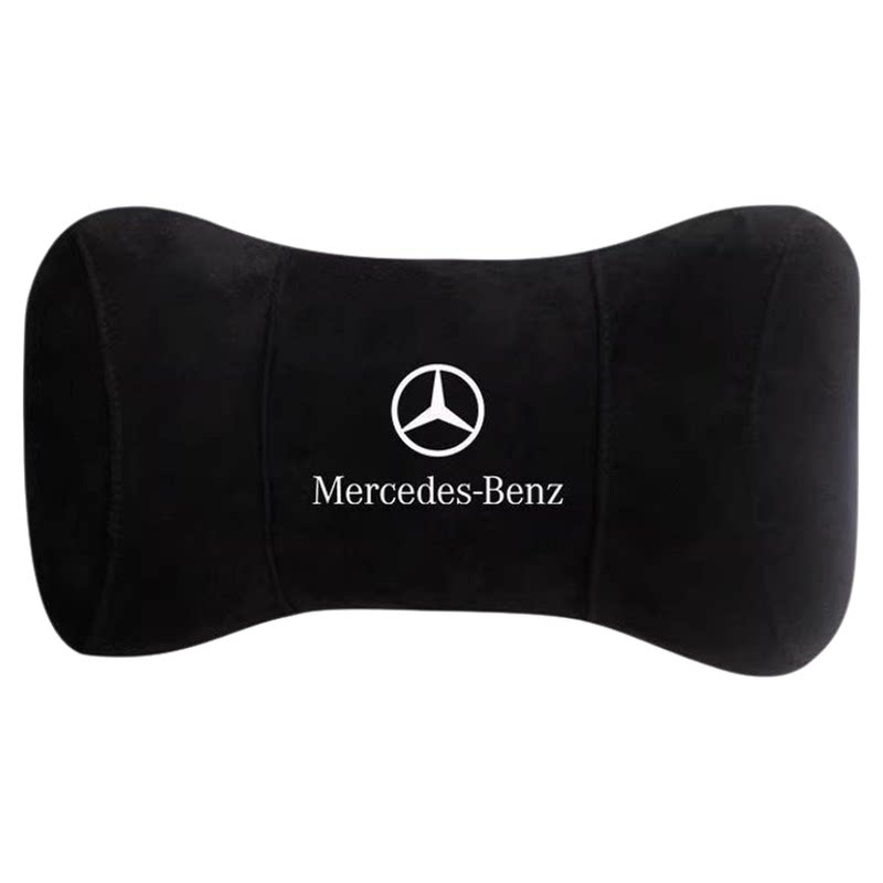 适用奔驰头枕C200LGLC260LE300L记忆棉护颈头枕腰靠A200L汽车内饰
