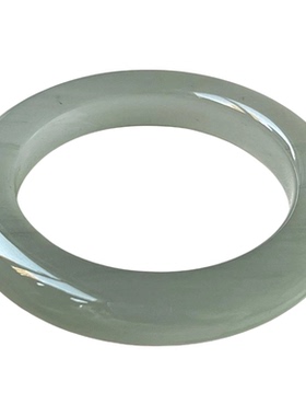 冰种油青色玉石手镯正圈女款