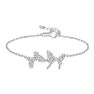 HEFANG何方珠宝蝴蝶梦手链手绳轻奢高级优雅灵动圣诞礼物