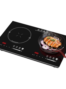110V双头电磁炉4000W触控定时