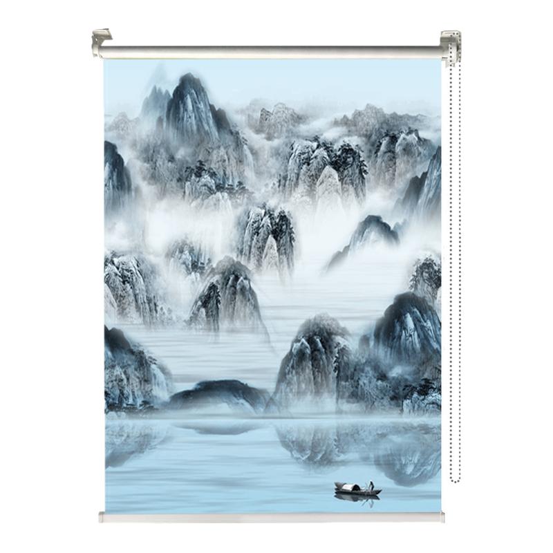 窗帘卷拉试卧室卫生间阳台卷帘