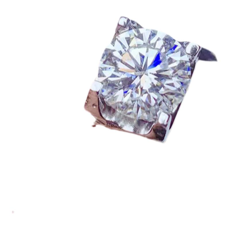 牛头莫桑钻925银克拉加工戒托