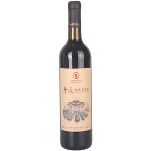 陕西东凤酒庄丹凤传统葡萄酒6支装甜红年货礼品甜酒国产红酒整箱