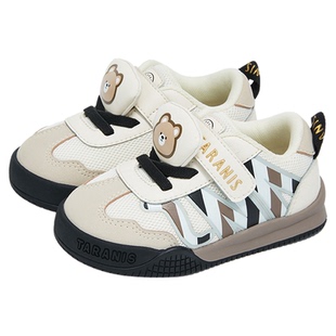 泰兰尼斯学步鞋男宝宝春秋新款童鞋防滑软底面包鞋透气机能鞋女童