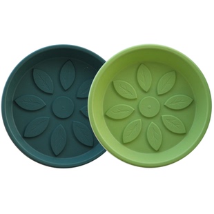 树脂花盆托盘塑料花托底座加厚接水托盘花盘底托花架盆景花盒垫底