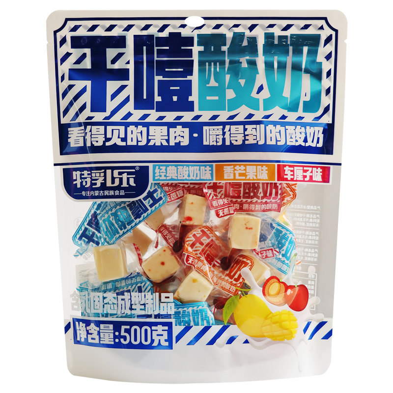 特乳乐干噎酸奶500g无蔗糖奶酪块