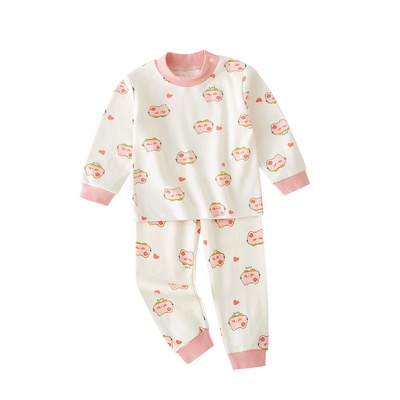 女童秋衣秋裤套装纯棉