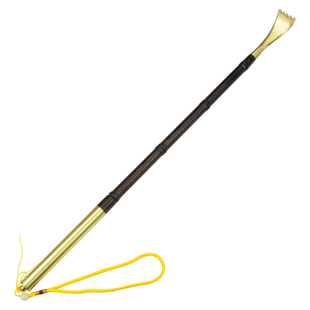 木质痒痒挠抓痒抓背神器黄铜挠头挠痒老头乐不求人挠背器小扒子