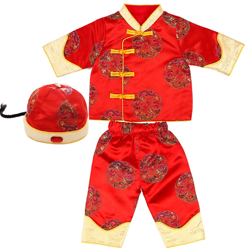 宝宝汉服秋冬新款唐装婴幼儿棉服