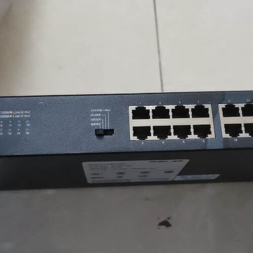 【请询价】（Ruijie)睿易16口交换机，RG-ES116G，S