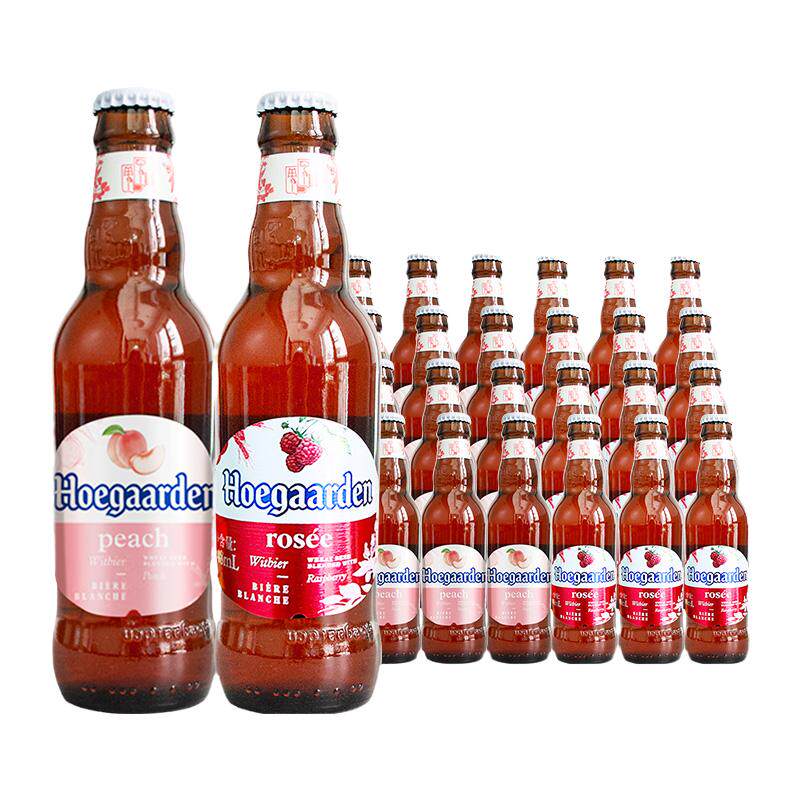 福佳玫瑰红蜜桃精酿248ml*24瓶