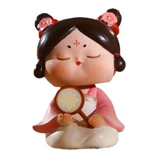 西安文创纪念品古装唐仕女摆件琴棋书画国风特产小礼物高级感小众