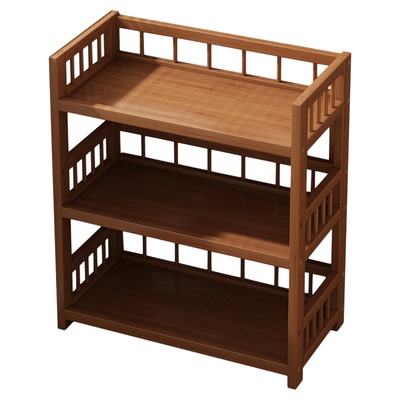 【带轮可移动】书架落地置物架子