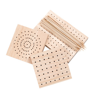 超轻粘土晾晒板晾干台软陶木质插板软陶泥人偶底座工具手办材料