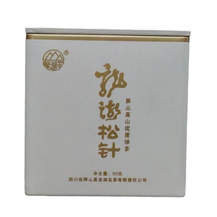 龙湖翠龙湖松针银绿茶四川雀舌宜宾礼盒装屏山炒青龙井2026新茶叶