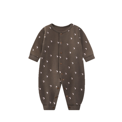 婴儿连体衣长袖纯棉春秋四季款新生男女宝宝打底睡衣哈衣爬服春装