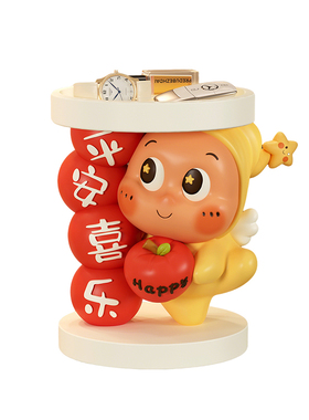 入户钥匙收纳玄关摆件星星人卡通