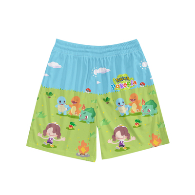 宝可梦Pokopia动漫游戏速干短裤