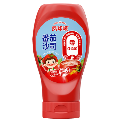 凤球唛儿童番茄酱沙司放心0添加