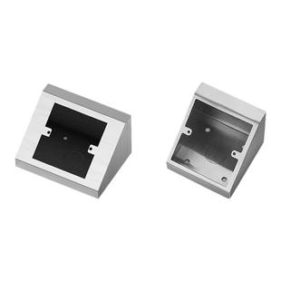 金属实验室插座底盒试验台插座明装86开关插座底盒岛台盒三角形斜