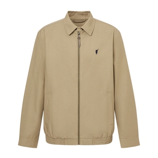 POLOWALK男装外套2025秋冬新品天丝棉翻领商务休闲通勤外套男上衣