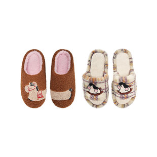 大英博物馆新年家居鞋秋冬保暖居家拖鞋实用礼物闺蜜生日礼物女生