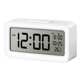 得力闹钟学生用起床神器多功能智能电子表时钟儿童男女孩强力叫醒