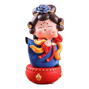 大唐不夜城不倒翁玩具小姐姐西安文创纪念品摆件特产伴手礼物元宵