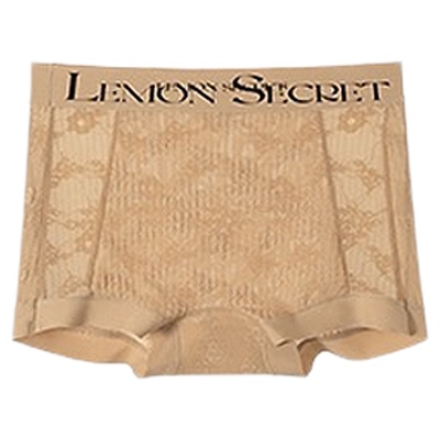 UFEEL内裤女春季新款微收腹提臀蕾丝2525平角防走光安全裤平角裤