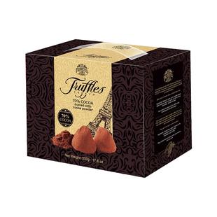 法国进口乔慕truffettes纯正可可脂松露形黑巧克力女友节日送礼物