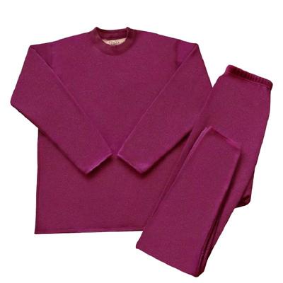 胖妈妈保暖内衣套装加绒加厚