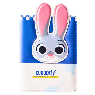 迪士尼联众疯狂动物城3D立体笔记本男小学生创意卡通记事本女孩作业登记本2026年新款硬皮加厚记录本子高颜值