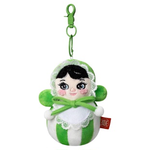 爱诗乐『线条娃娃』挂饰可爱钥匙扣带铃铛书包挂件生日礼物教师