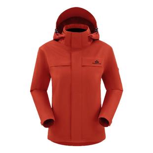 明星同款【朱雀抓绒冲锋衣】拓路者户外三合一outdoor防风外套女