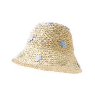 沙滩草帽子女2024新款夏天海边遮阳防晒太阳帽草编度假凉帽大帽檐