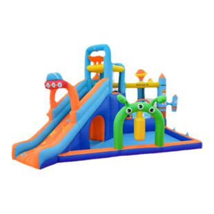 AirMyFun儿童喷水充气城堡室内外大小型蹦蹦床滑梯淘气堡玩具乐园