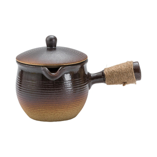 德化2025年新款精致中式复古电碳两用围炉煮茶耐高温的侧把煮茶壶