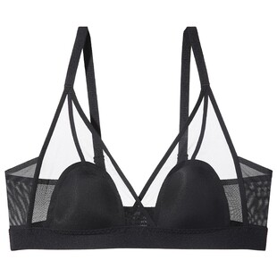 内衣文胸女士无钢圈小胸聚拢法式上托性感纯欲风收副乳防下垂套装