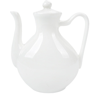纯白骨瓷调味壶酒店陶瓷创意家用酱油壶醋瓶小酒壶茶壶小酱醋壶