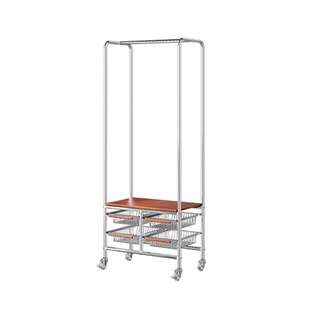 落地立式衣帽架卧室不占空间衣架客厅衣服堆放架子衣物收纳架多层