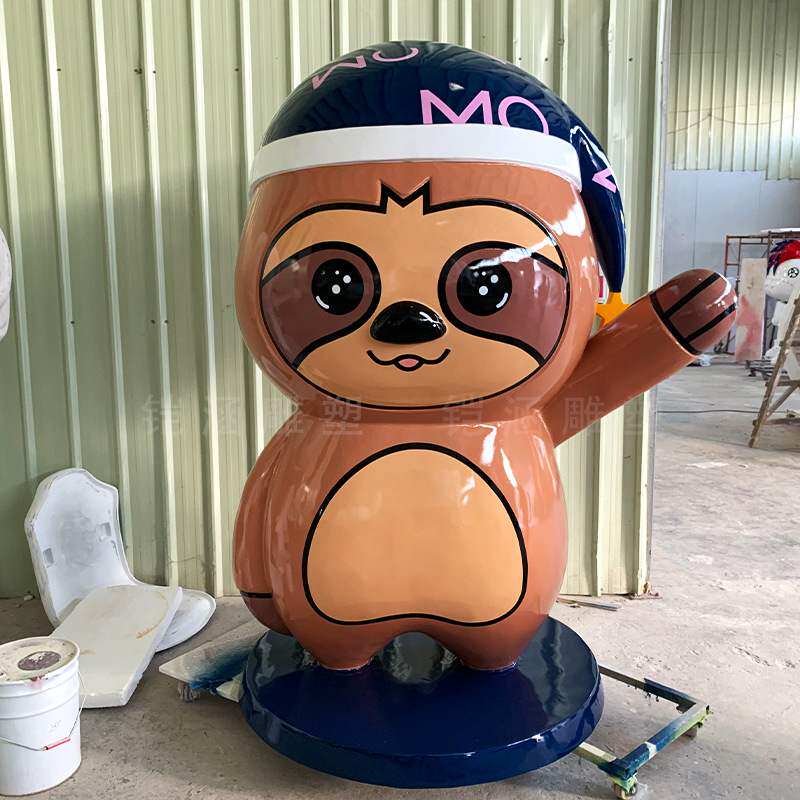 13玻璃钢雕塑游乐园景观装饰熊猫大型落地卡通主题户外陈摆件动物