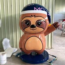 13玻璃钢雕塑游乐园景观装饰熊猫大型落地卡通主题户外陈摆件动物