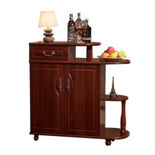 双面客厅隔断柜鞋柜实木柱进门入户玄关柜收纳家用门口美式门厅柜