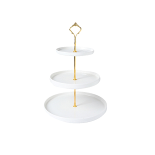 多层点心盘蛋糕零食架陶瓷展示架子下午茶婚礼甜品台冷餐茶歇摆台