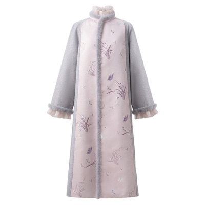 新中式国风春季新款绵羊毛外套