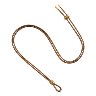 黄金八宝罗盘吊坠挂绳编绳极细款平安扣小胖福袋老铺同款项链绳子