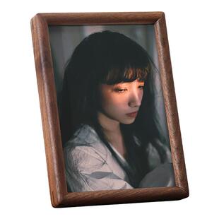 实木相框摆台高级感洗照片做成情侣纪念相册框打印6寸7寸六寸定制