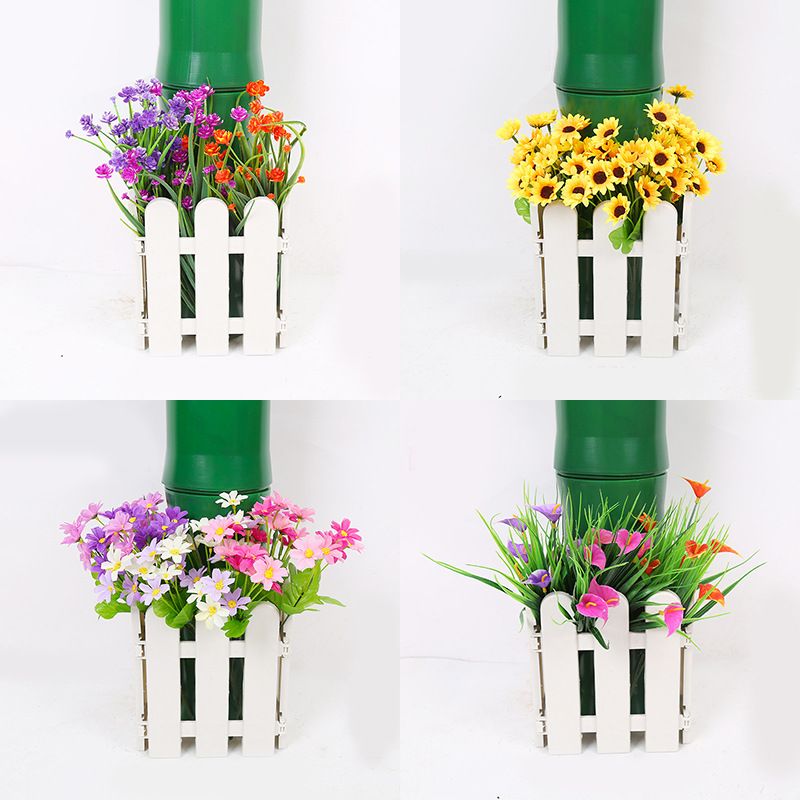 仿真竹子树皮塑料假花藤条植物包下水管道装饰暖气管燃气遮挡柱子